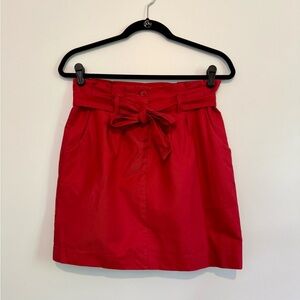 Banana Republic Classic Red Women's Miniskirt